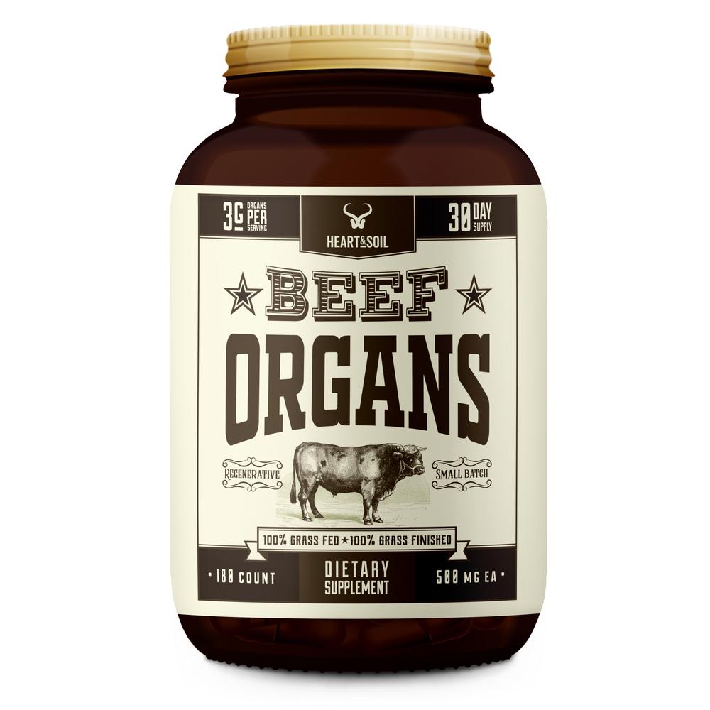 Beef Organs | Heart and Soil Supplements | The Hive